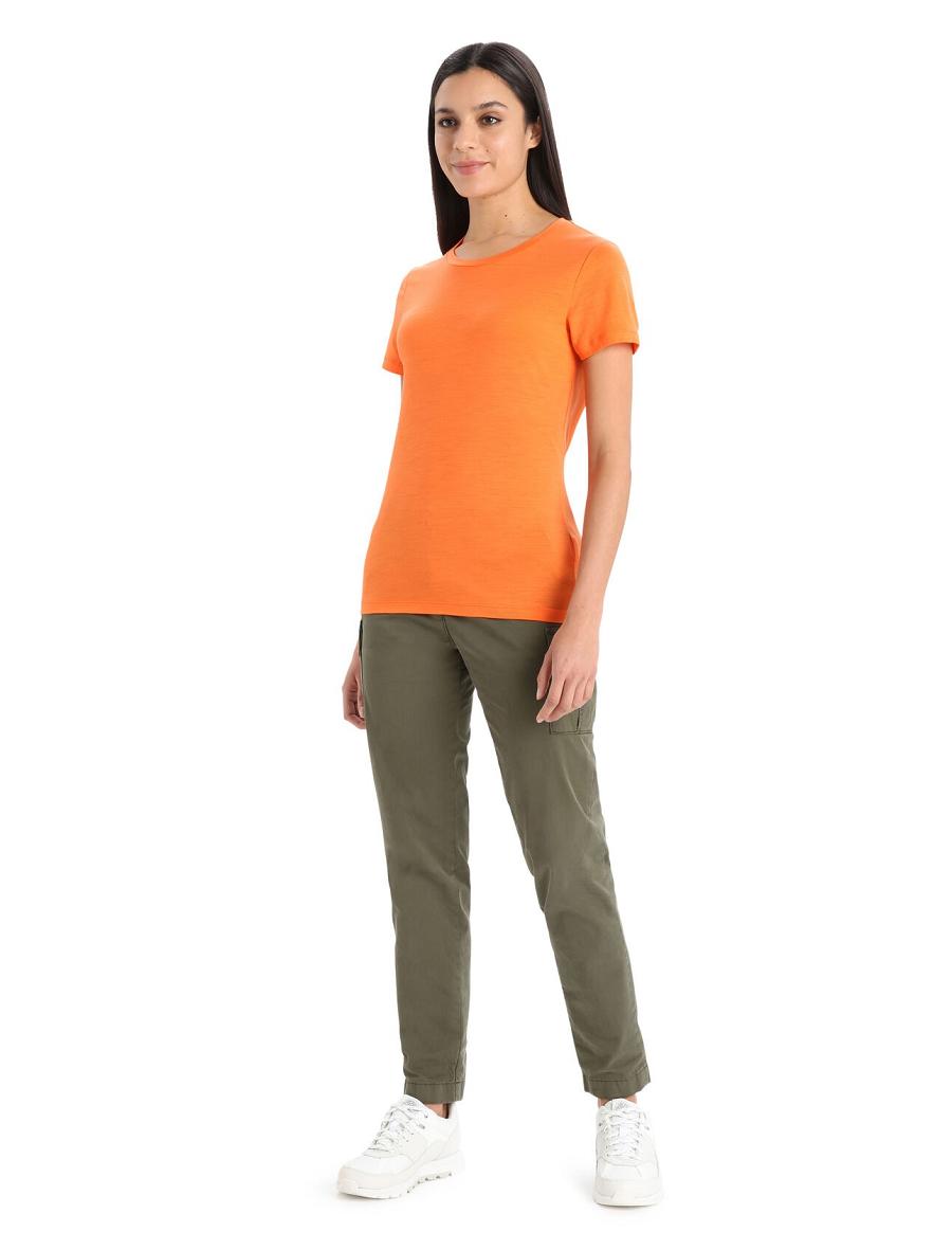 Flash Icebreaker Merino Tech Lite II Short Sleeve Women's T Shirts | AU 1575QMAZ